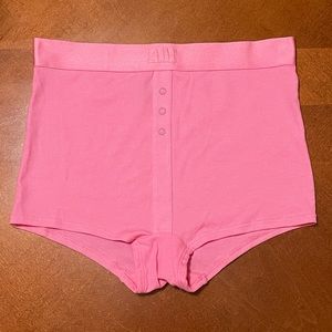 Victoria's Secret PINK High-Waist Boyshort Panty Underwear Large NWT